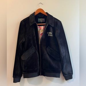 Teddy Fresh Velour Black Track Jacket - (Size S)